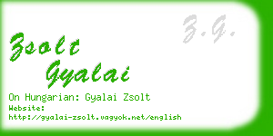 zsolt gyalai business card